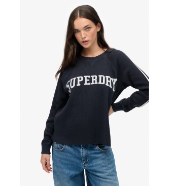 Superdry Athletic Essentials Graphic Sweatshirt navy