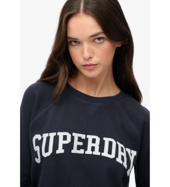 Superdry Athletic Essentials Graphic Sweatshirt navy