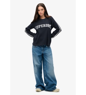 Superdry Athletic Essentials Graphic Sweatshirt navy