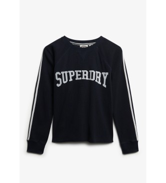 Superdry Athletic Essentials Graphic Sweatshirt navy