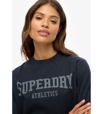 Superdry T-shirt oversized azul-marinho