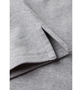 Superdry Szara koszulka polo Ath Essential Graphic