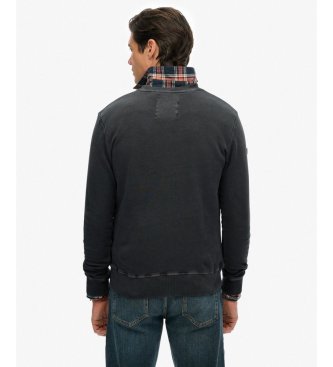 Superdry Sudadera Athletic Emboss negro