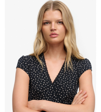 Superdry Athletic Essential Wrap Dress navy