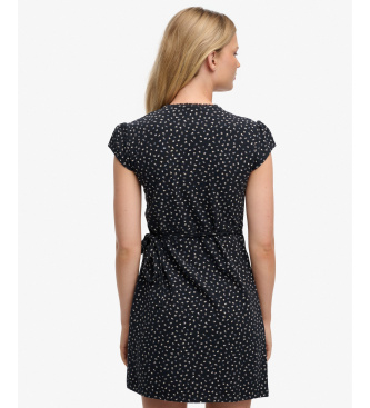 Superdry Athletic Essential Wrap Dress navy