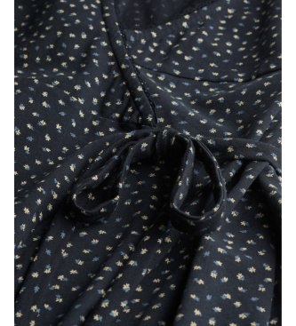 Superdry Athletic Essential Wrap Dress navy