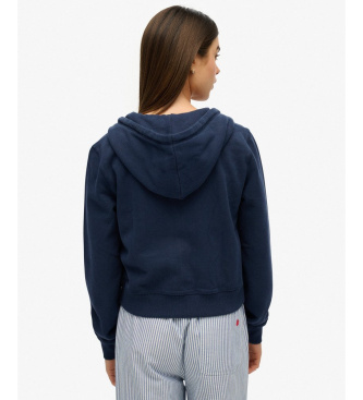Superdry Sweatshirt Athletic Tonal Crop marine