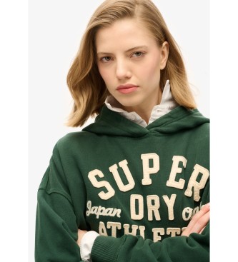 Superdry Mikina Atletska zelena