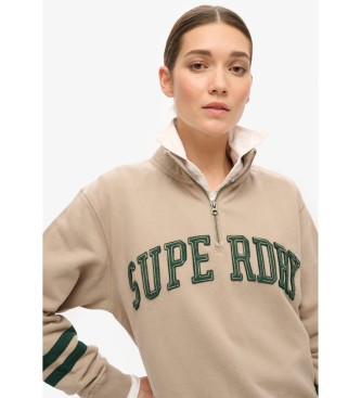 Superdry Sudadera aplicacin Athletic Essentials marrn