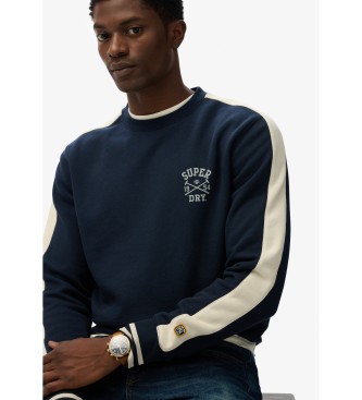 Superdry Camisola de malha Athletic Club azul-marinho