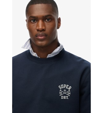 Superdry Athletic Club Crew Sweatshirt navy