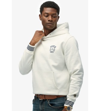 Superdry Felpa bianca con cappuccio Athletic Club