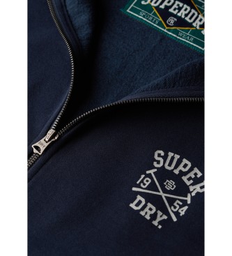 Superdry Athletic Club Track navy sweatshirt