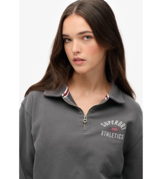 Superdry Felpa grigia sportiva