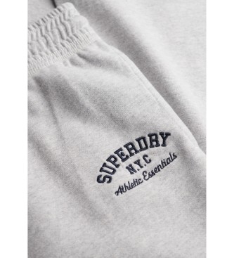 Superdry Pantaloni jogger Athletic Emb Flare grigi
