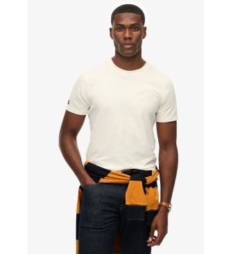 Superdry Athletic Emboss Relaxed T-shirt wit