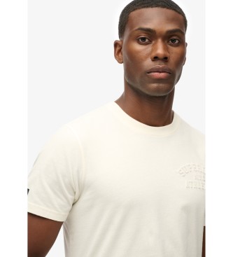 Superdry Athletic Emboss Relaxed T-shirt wit