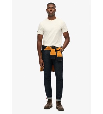 Superdry Athletic Emboss Relaxed T-shirt wit