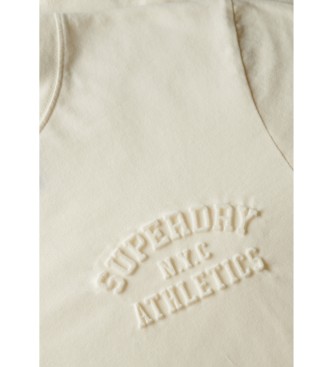 Superdry Athletic Emboss Relaxed T-shirt wit