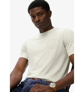 Superdry Athletic Emboss Relaxed Off-white T-shirt