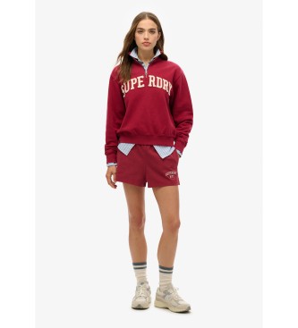 Superdry Sweatshirt Athletic Ess Applique rouge