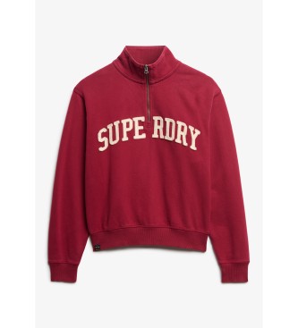 Superdry Sweatshirt Athletic Ess Applique rouge