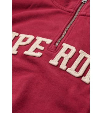Superdry Sweatshirt Athletic Ess Applique rouge