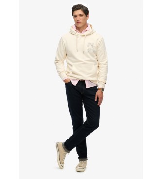 Superdry Beżowa bluza Athletic Ess