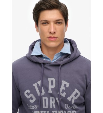 Superdry Felpa blu Athletic Ess
