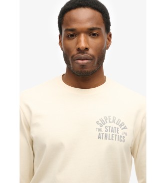 Superdry T-shirt Athletic Essential blanc cass
