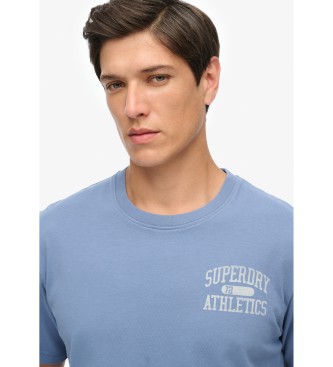 Superdry T-shirt Athletic Essential azul