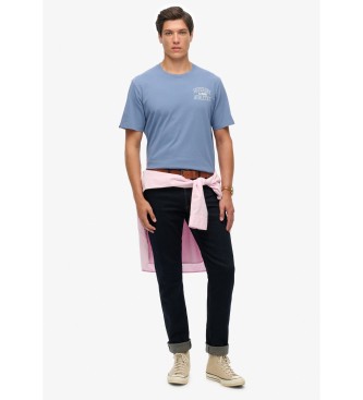 Superdry T-shirt Athletic Essential azul