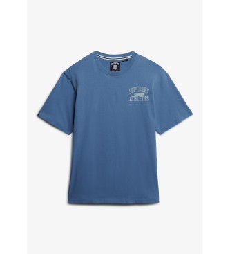 Superdry T-shirt Athletic Essential azul
