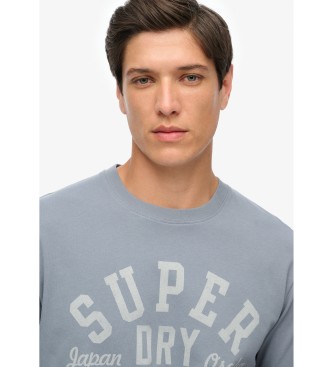 Superdry T-shirt Athletic Essential azul claro