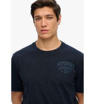 Superdry T-shirt Athletic Essential azul-marinho