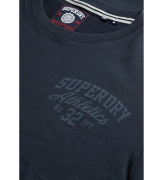 Superdry T-shirt Athletic Essential azul-marinho