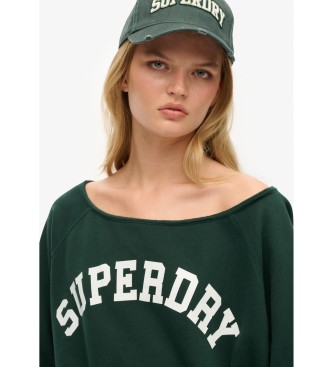 Superdry Sweatshirt Athletic Essential Bardot grn