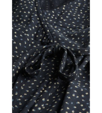 Superdry Vestido Wrap marino