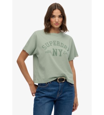 Superdry T-shirt Athletic Essentials verde