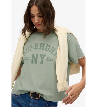Superdry T-shirt Athletic Essentials verde