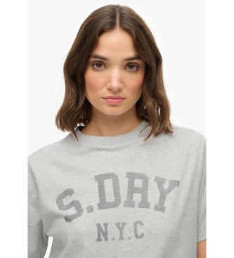 Superdry T-shirt Athletic Essentials cinzenta