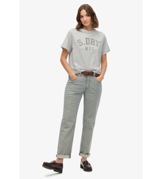 Superdry T-shirt Athletic Essentials cinzenta