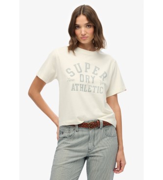 Superdry T-shirt Athletic Essentials em branco