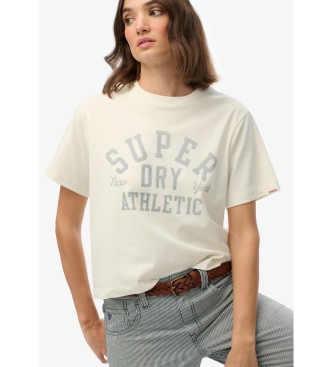 Superdry T-shirt Athletic Essentials em branco