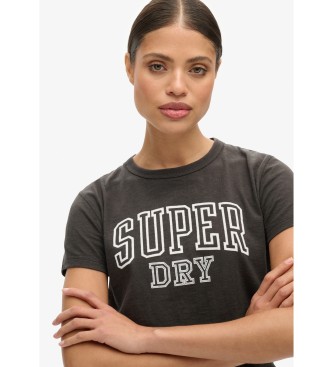 Superdry T-shirt Athletic Graphic Fitted preta