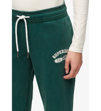 Superdry Athletic Essentials Flared Jogger Pants green