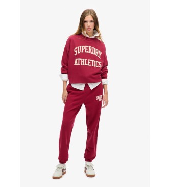 Superdry Athletic Essentials Sweatshirt in bergre rot