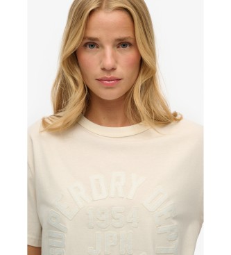 Superdry Athletic Tonal Oversized beige T-shirt