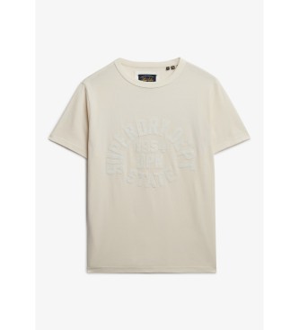 Superdry Athletic Tonal Oversized beige T-shirt