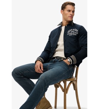 Superdry Athletic Varsity Bomberjacke Navy